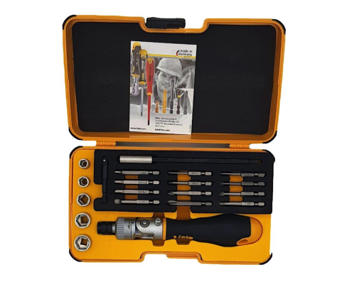 Набор бит SL PH HEX TX и головок с поворотной трещоткой  Ergonic K 20 предметов Felo 06072056