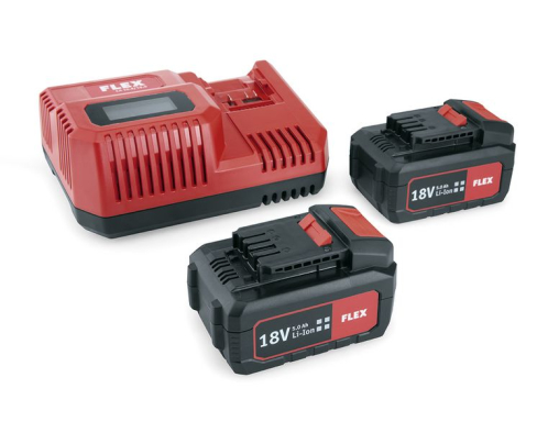 Набор зарядное устройство 10.8/18 В и два аккумулятора 18 В P-Set 55 R Flex 491349