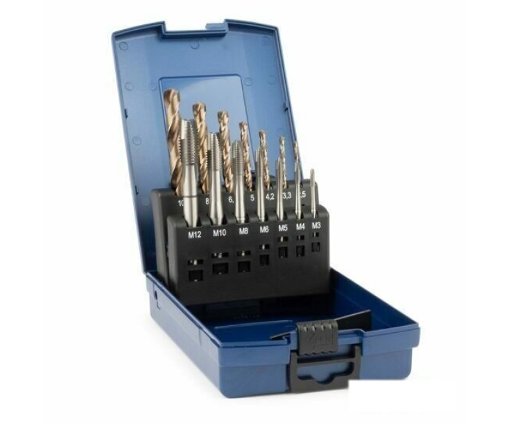 Набор машинных метчиков B HSSE DIN371/376 M3-M10/M12 14 предметов GSR 08403017