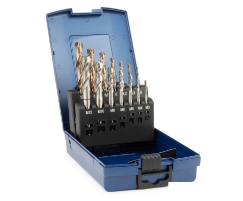 Набор машинных метчиков С/RSP35° HSSE DIN371/376 M3-M10/M12 14 предметов GSR 08403018