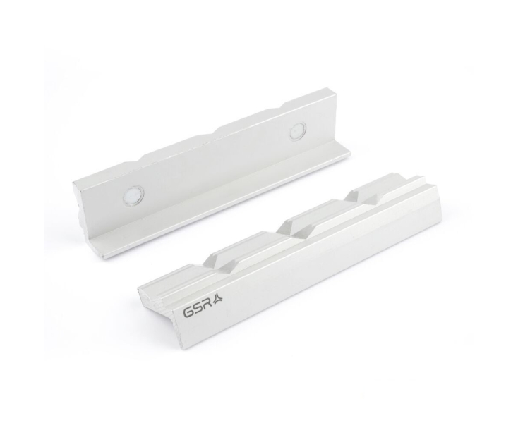 Губки для тисков Al/ призма, с магнитом 125 mm (пара) GSR B00909125