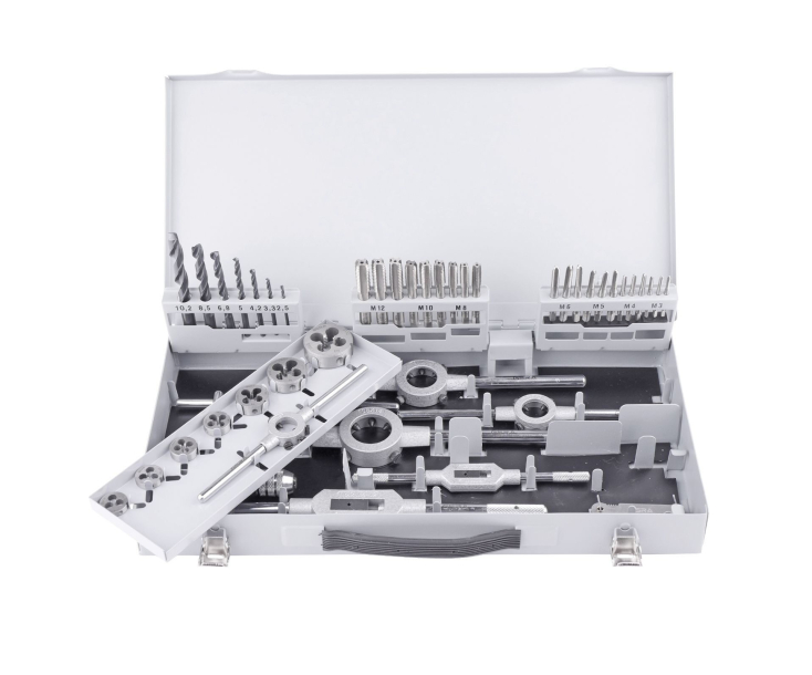 Набор ручных метчиков и плашек DIN 352/223 HSSE M3-M12 45 предметов GSR B08431030