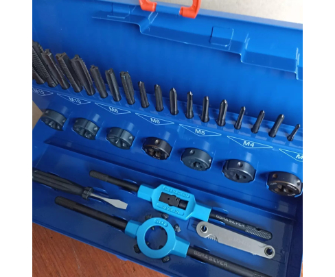 Набор метчиков и плашек DIN 352/ 25х9 M3-M12 HSSE-VAP 32 предмета GSR B08505010