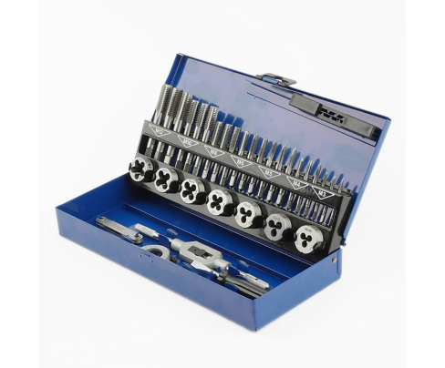 Набор ручных метчиков и плашек DIN 352/ 25х9 M3-M12 A+S 32 предмета GSR S504AS70