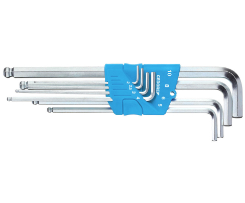 Набор штифтовых ключей HEX H 42 KEL-88 Gedore 1523988 8 предметов