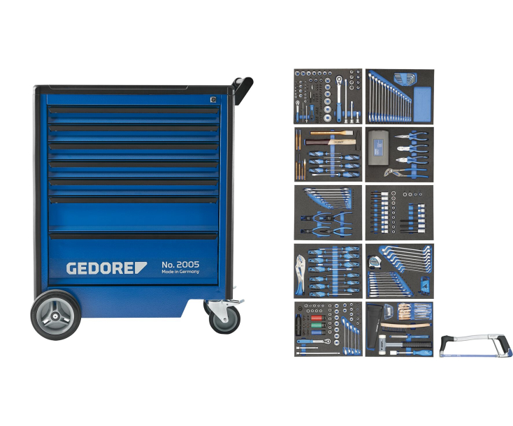 Инструментальная тележка с ассортиментом Gedore 2980304