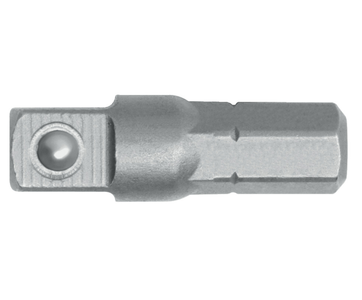 Переходник 1/4 кв. х 1/4 шестигран. длина 25 мм Gedore 3300149