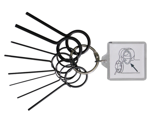 Набор стопорных штифтов, Ø0,8 мм - Ø2,4 мм Gedore 2645580