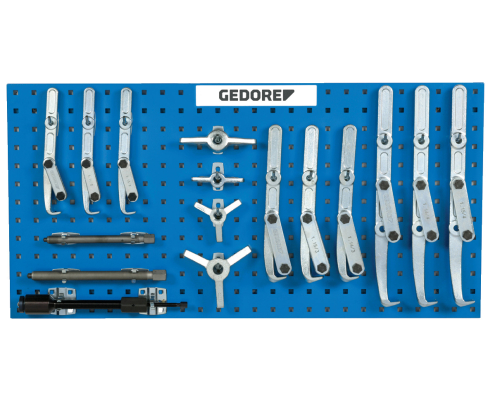Набор съемников для ремонта строительных машин, модульная система Gedore 1393030