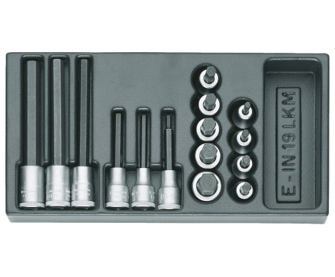 Ложемент с набором инструмента Gedore 1402234