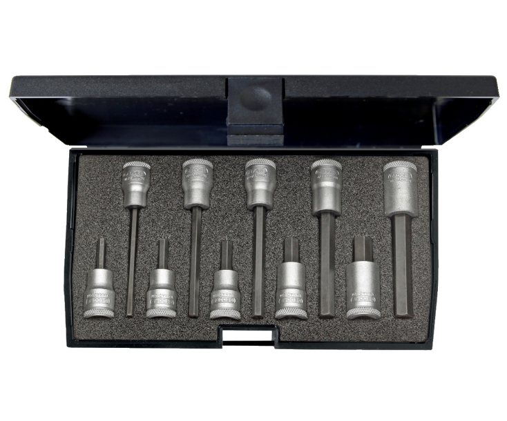 Набор торцевых головок с отверточными вставками 3/8