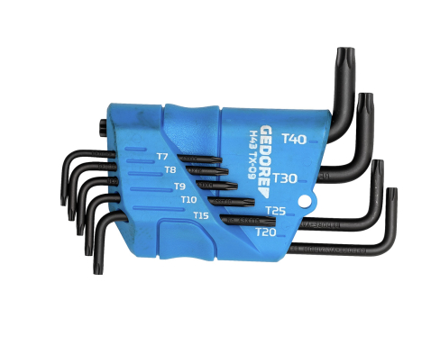 Набор ключей торцовых двусторонних изогнутых TORX T7-T40 Gedore 1531417
