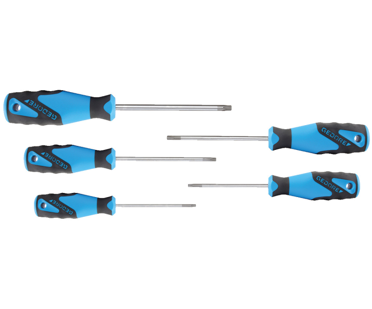 Набор отверток с трехкомпонентными рукоятками TORX T10-T30 Gedore 1616617