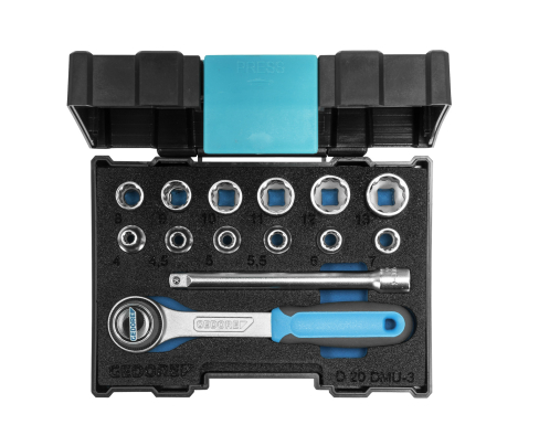 Набор торцевых головок 1/4