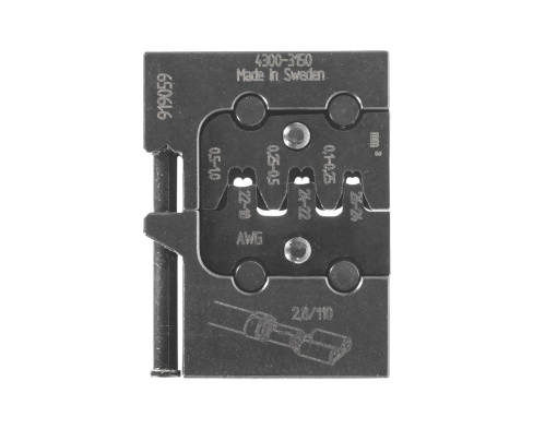 Модуль сменный для вилок с плоскими штырьками 2,8 Gedore 1830635