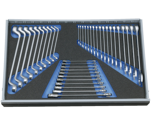 Набор ключей гаечных комбинированных в CT ложементе 4/4 Gedore 2016265