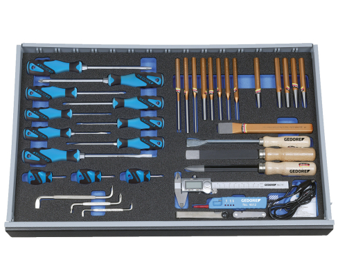 Набор инструмента в 4/4 CT инструментальном модуле, 37 предметов Gedore 2016435