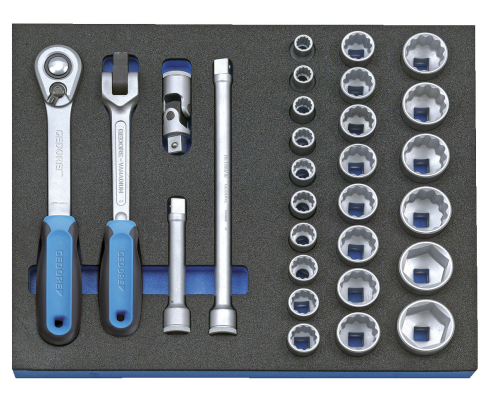 Набор головок с отверточными вставками 1/2