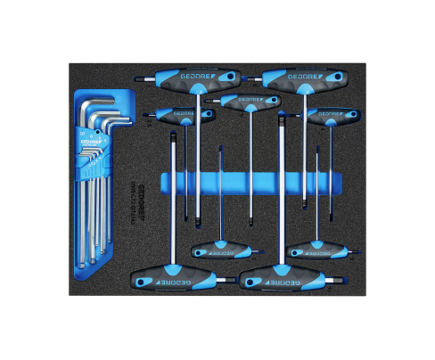 Набор ключей шестигранных в CT ложементе 2/4 Gedore 2016540