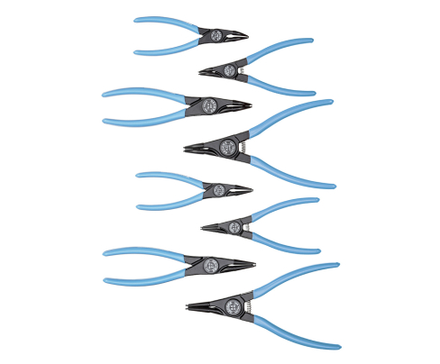 Набор съёмников стопорных колец, 8 предметов Gedore 2148706