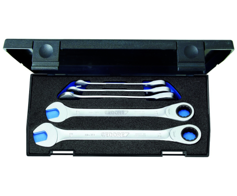 Набор ключей гаечных рожковых с трещоткой 8-19 мм Gedore 2297434