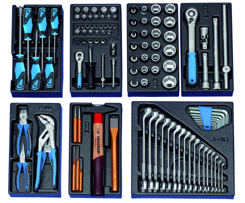 Набор инструментов в ложементах малый, 104 предмета Gedore 2319845