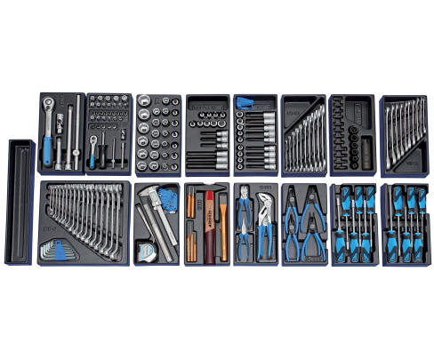 Набор инструментов в ложементах средний, 207 предметов Gedore 2319853