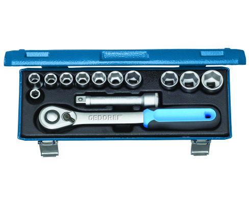 Набор торцевых головок с аксессуарами 1/2