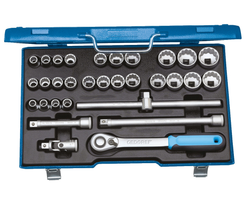 Набор торцевых головок с аксессуарами 1/2