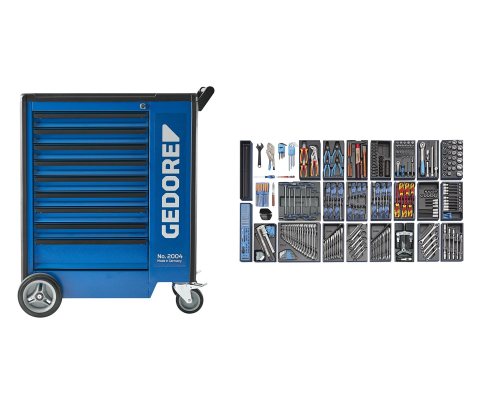Набор инструмента с инструментальной тележкой Gedore 2657716