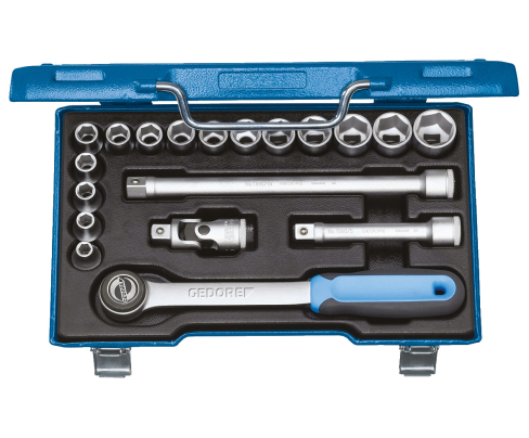 Набор торцевых головок с аксессуарами 1/2