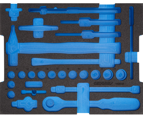 Поролоновая вставка 2/2 для L-BOXX 136 ,пустая Gedore 2690055