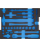 Поролоновая вставка 2/2 для L-BOXX 136 ,пустая Gedore 2690055
