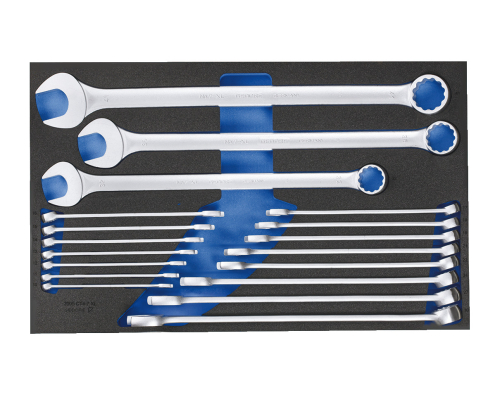 Набор ключей гаечных комбинированных в CT ложементе 4/4 Gedore 2704226