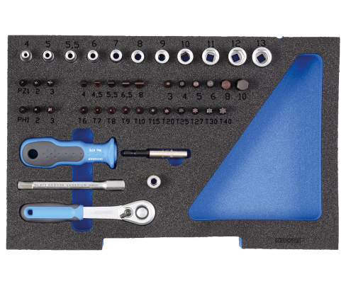 Набор головок торцевых 1/4