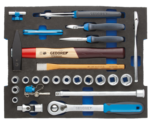 Комплект механника, in 2/2 L-BOXX 136 Module, 26 шт. Gedore 2936828