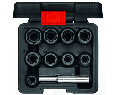 Съемники пазов 1/2 10-19мм 10шт. Gedore 3300034