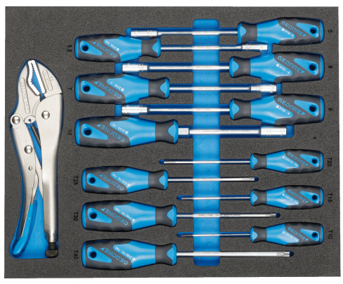 Набор инструментов в инструментальном модуле 2/4 CT Gedore 2957469