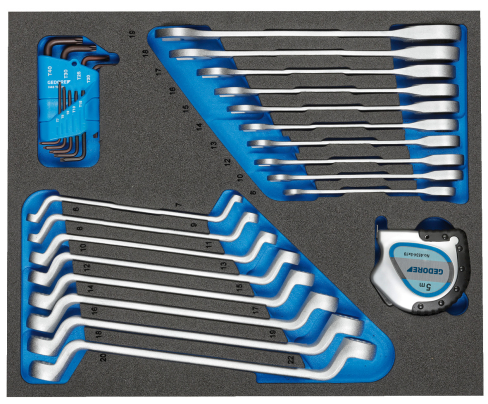 Набор гаечных ключей в инструментальном модуле 2/4 CT Gedore 2957485