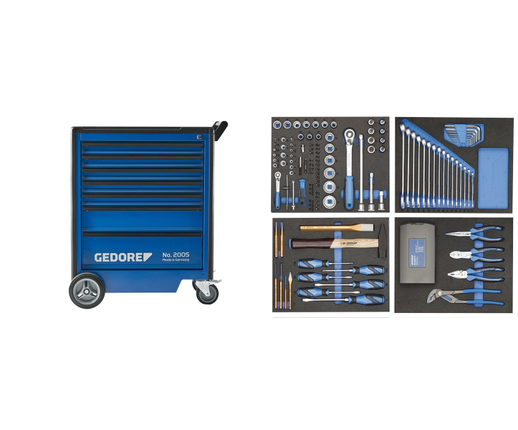 Инструментальная тележка с ассортиментом Gedore 2980282