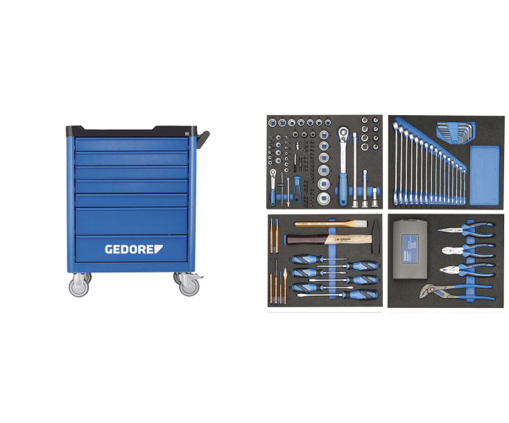 Инструментальная тележка с ассортиментом Gedore 2980312