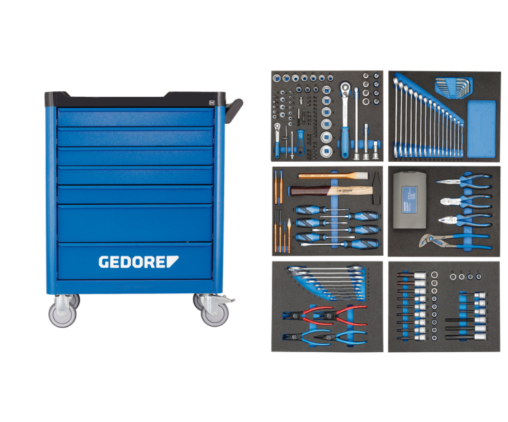 Инструментальная тележка с ассортиментом Gedore 2980320
