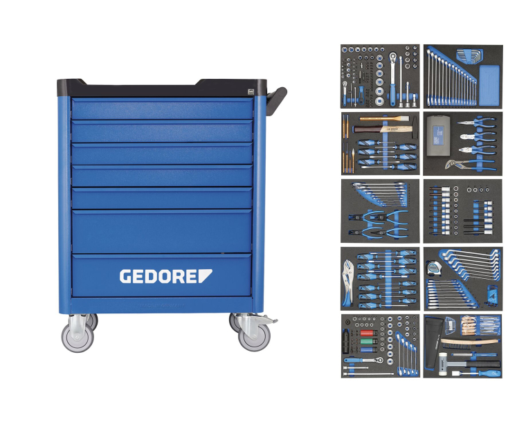 Инструментальная тележка с ассортиментом Gedore 2980347