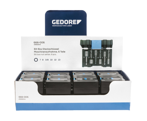 Дисплей с коробкой для 16 бит Гайковерт Gedore 3000036