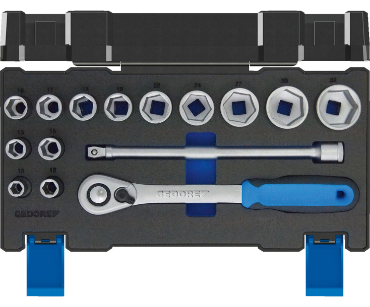 Набор торцевых головок 1/2