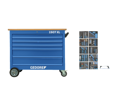 Мобильный верстак с ассортиментом Gedore 3100065