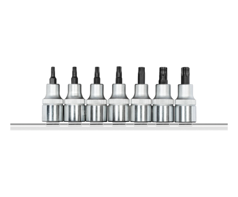 Набор головок с отверточной вставкой 1/2 +рейка 7шт. Gedore 3300029