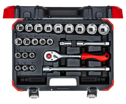 Набор головок 1/2 размера 10-32мм 24шт. Gedore 3300056