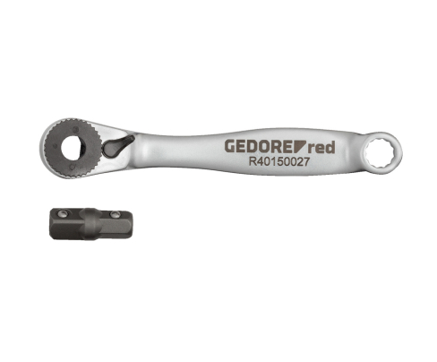 Трещотка реверсивная бита 1/4 91мм 6°RA+адаптер Gedore 3300161