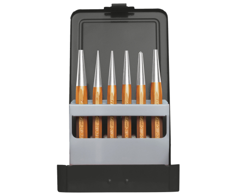 Набор выколотов д.1-10мм+цент.пуансон 6шт. Gedore 3300825